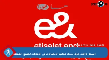 أسهل وأأمن طرق سداد فواتير الاتصالات في الإمارات لجميع العملاء